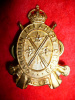 S25 - Canadian Infantry Corps Officer's Gilt Cap Badge